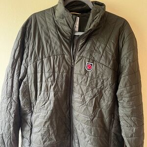 Fjallraven Puff Down Jacket - Green XL
